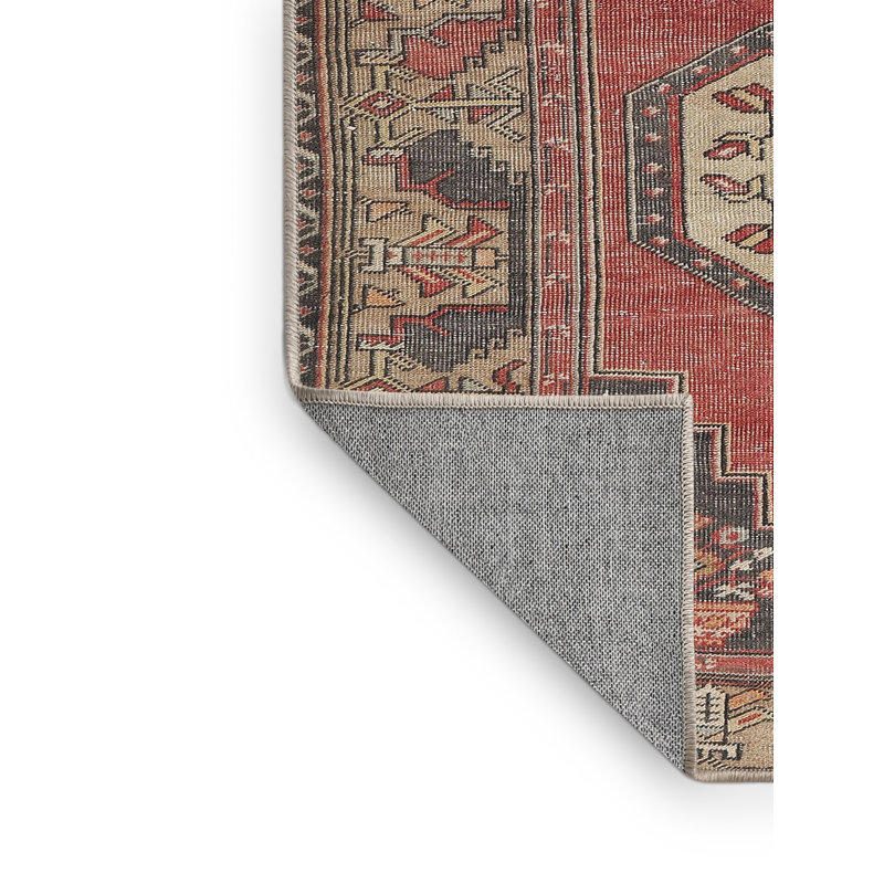 Tapis traditionnel 100% lavable à la machine 2459, Rectangle 7 pi x 10 pi