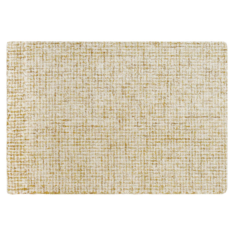Harrison Handmade Tufted Wool Wheat Area Rug, Rectangle 2' x 3'