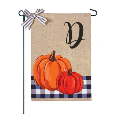 Monogramme Buffalo Check Pumpkins