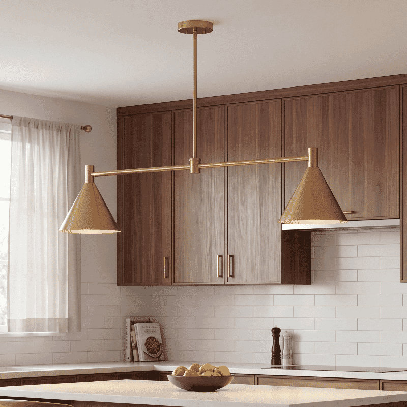 Moderne 2-Light Chandelier