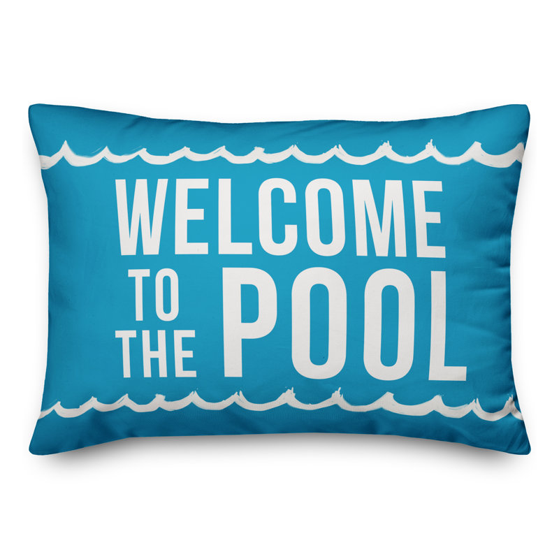 Summer Fun Reversible Throw Pillow