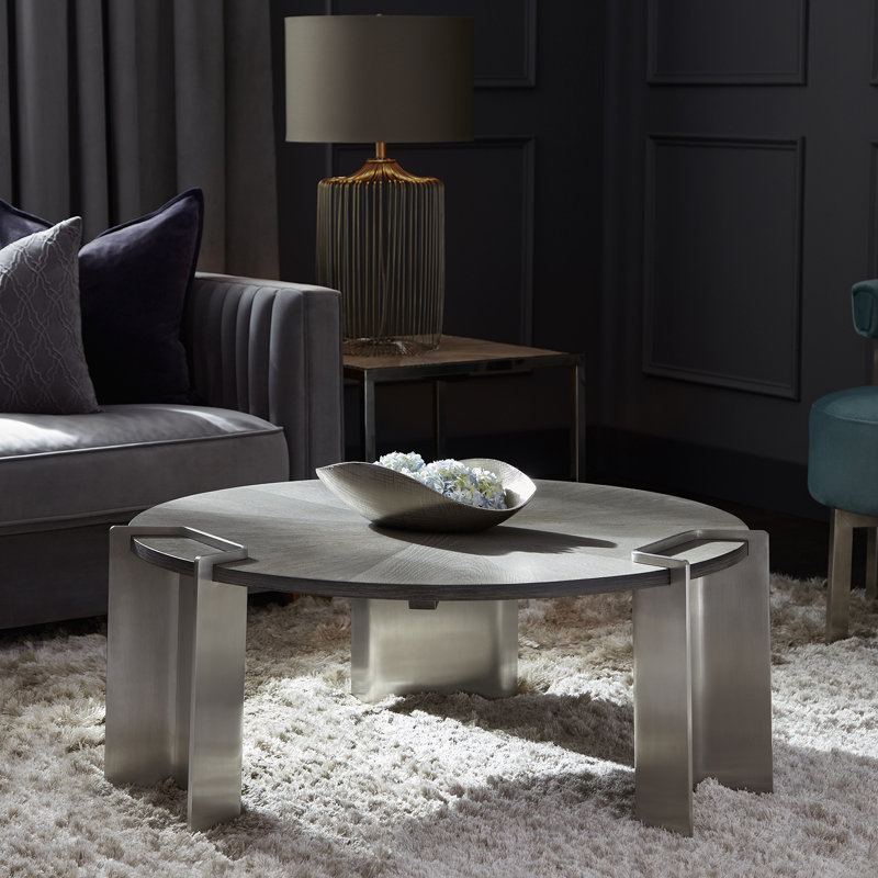 Arca Solid Wood Top End Table