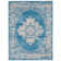 Burnie Oriental Blue/Ivory Area Rug
