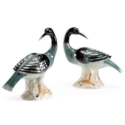 Loon 2 Piece Figurine Set