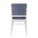 Parc Aluminum Outdoor Stacking Dining Side Chair with Cushion