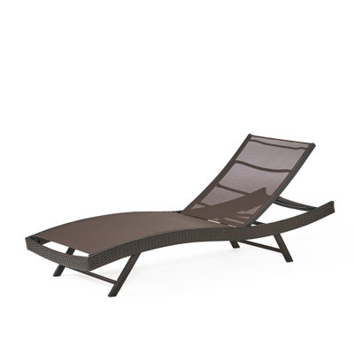 Chaise longue inclinable Alejah