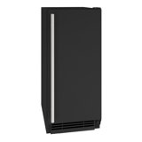 U-Line 15"W. 1 Class 55 Lb. Daily Production Clear Ice Machine with Factory-Installed Pump - Black