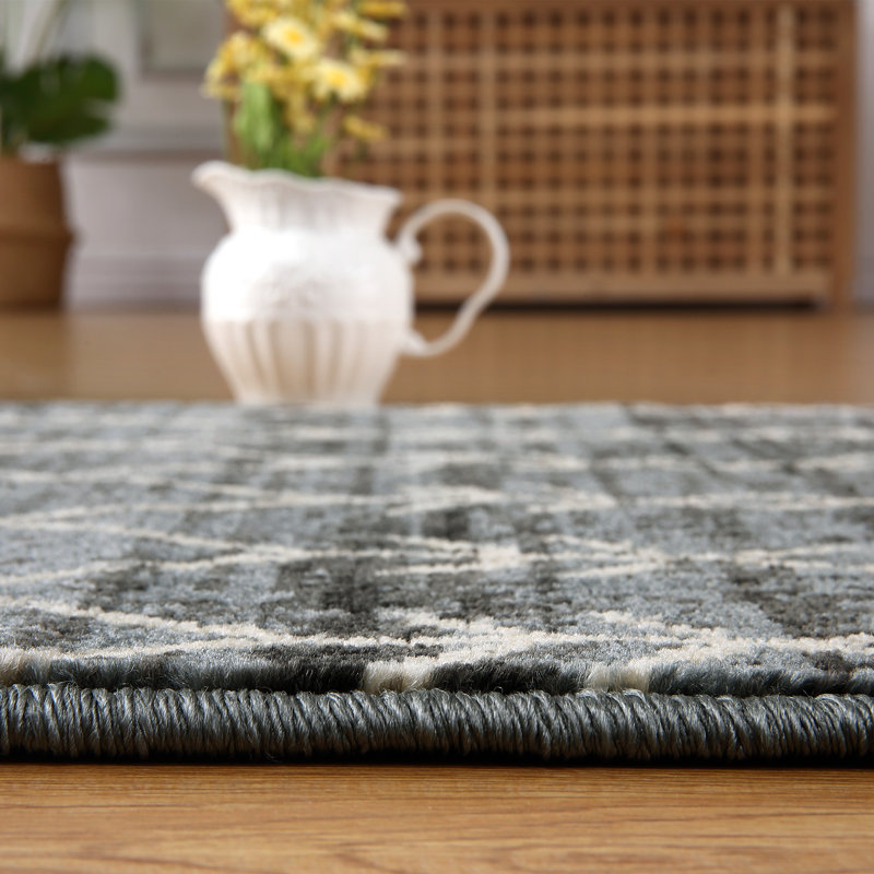 Geometric Indoor Rug, Rectangle 8' x 10'