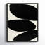 Beige And Black Abstract Modern by Oliver Gal-68916687-68916688