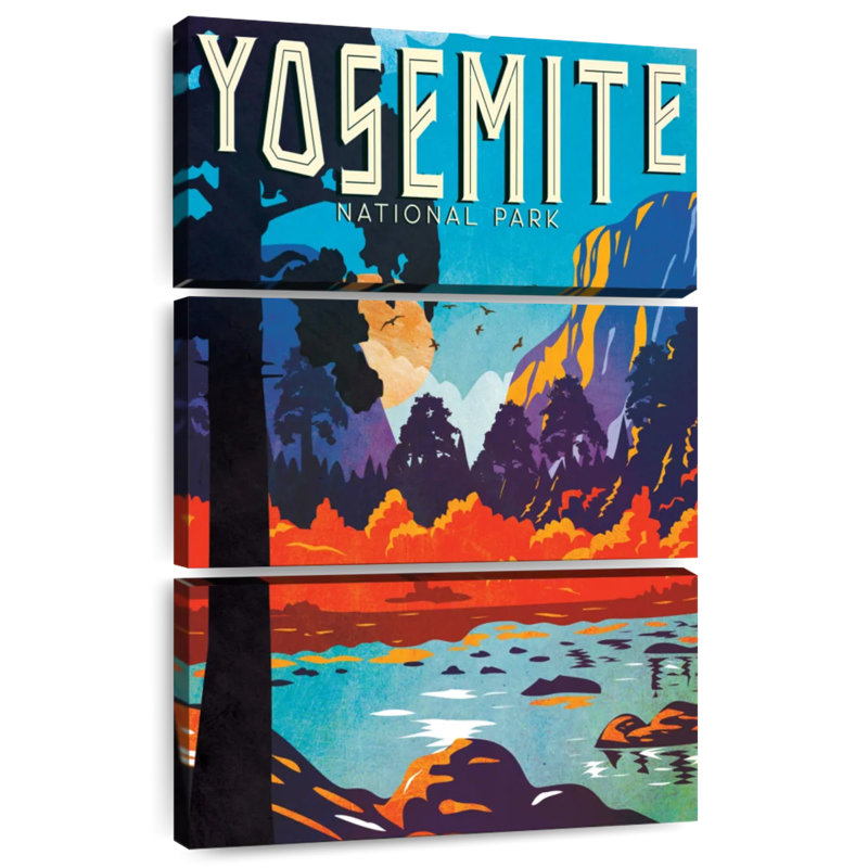 Yosemite Park, 65" H x 42" W