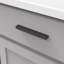 Poignée rectangulaire Streamline - Onyx plat 5-1 / 16 po - Quincaillerie contemporaine pour tiroirs et armoires-115140339-115140345