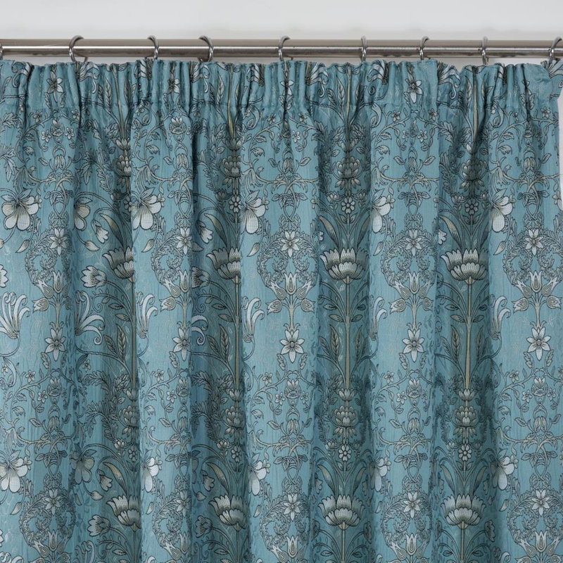 Deloria Room Darkening Curtain Pair, Blue, 90" x 54"