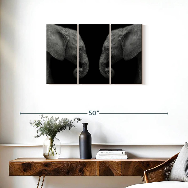 Elephant Sanctuary, 20" H x 33" W