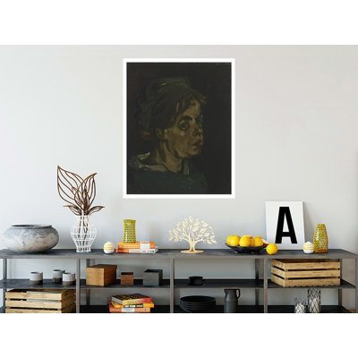 Tête de femme par Vincent van Gogh - Estampe numérique