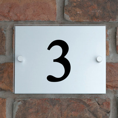 6in. Champy Surface/Flush Mount House Number