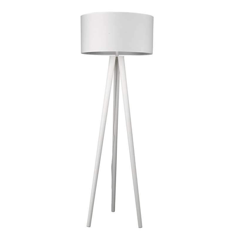 Bivins 68.25'' Tripod Floor Lamp, White