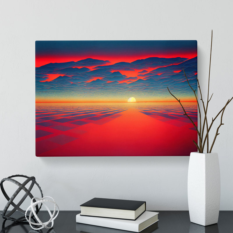Showstopping Sunset - Wrapped Canvas, 50cm H x 76cm W x 3cm D
