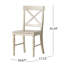 Ensemble de chaises de salle à manger en bois d'acacia, 2 pièces-709916911