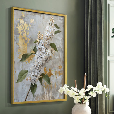 FLORAL Series CCXLVIII  -Premium Framed Print -Ready to Hang - No Nails Required