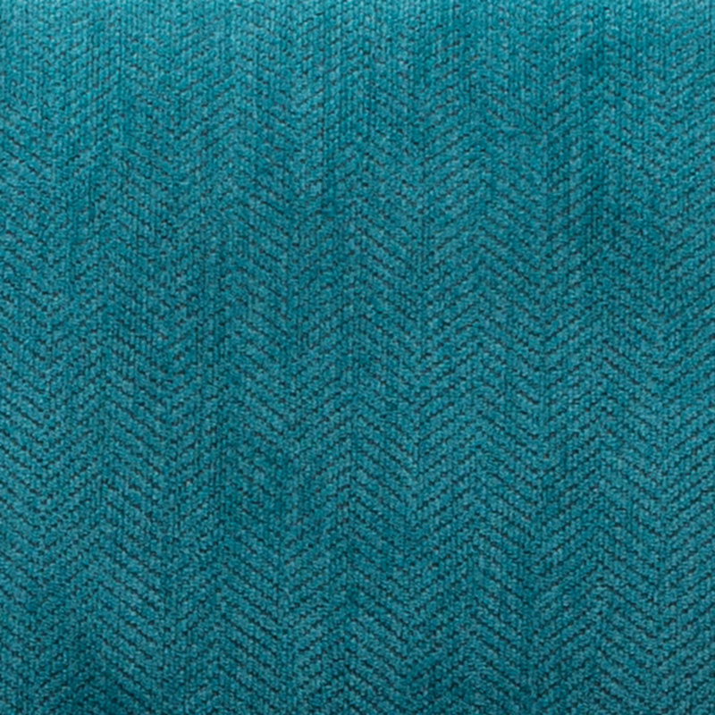 Fauteuil d'appoint contemporain sans accoudoirs en tissu chenille avec coussin, sarcelle, Bleu sarcelle, Bleu sarcelle