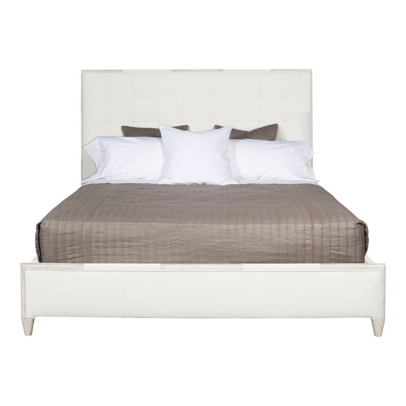 Thom Filicia Home California King Upholstered Panel Bed, Casa Blanca, Tommy Snow