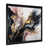 Impression noire sur toile encadrée sélectionné