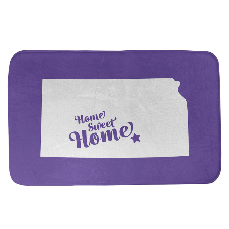 Tapis pour salle de bain wichita doux, l 17 po x L 21 po, Mauve