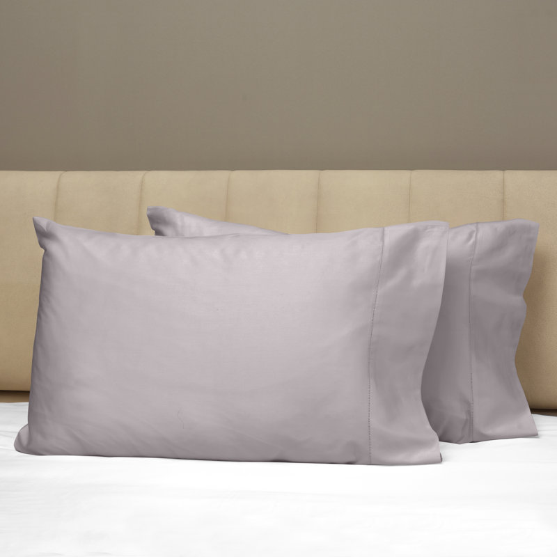 Raffaello Sateen Pillow Case, Standard Pillowcase, Thistle