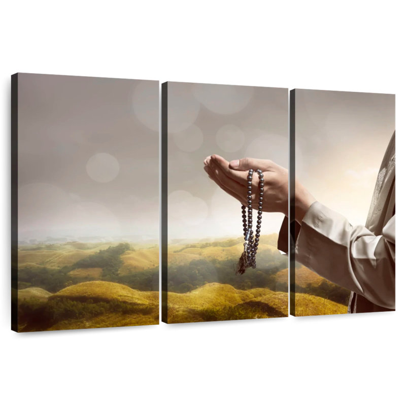 Adella Islamic Prayer, 32" H x 50" W