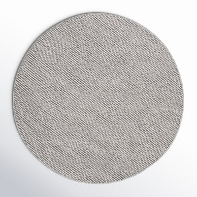 Elle Silver Hand-Woven Wool Rug