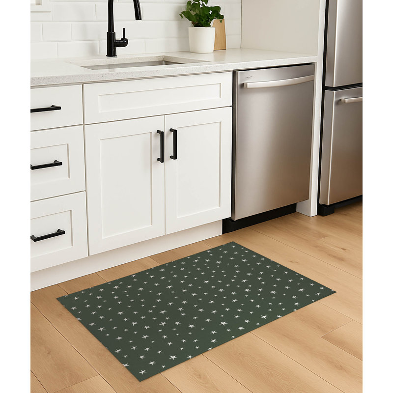 Tapis de cuisine antidérapant Starry Night, Rectangle 4pi x 6 pi, Chimichurri