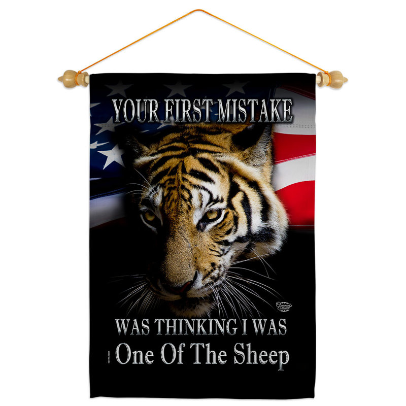 Double Sided 18.5'' H x 13'' W Polyester Flag Set