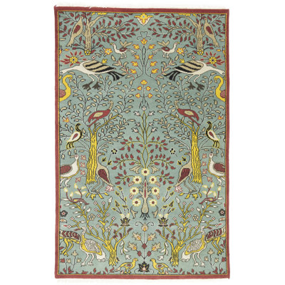 Tapis en laine fabriqué à la main Shirret