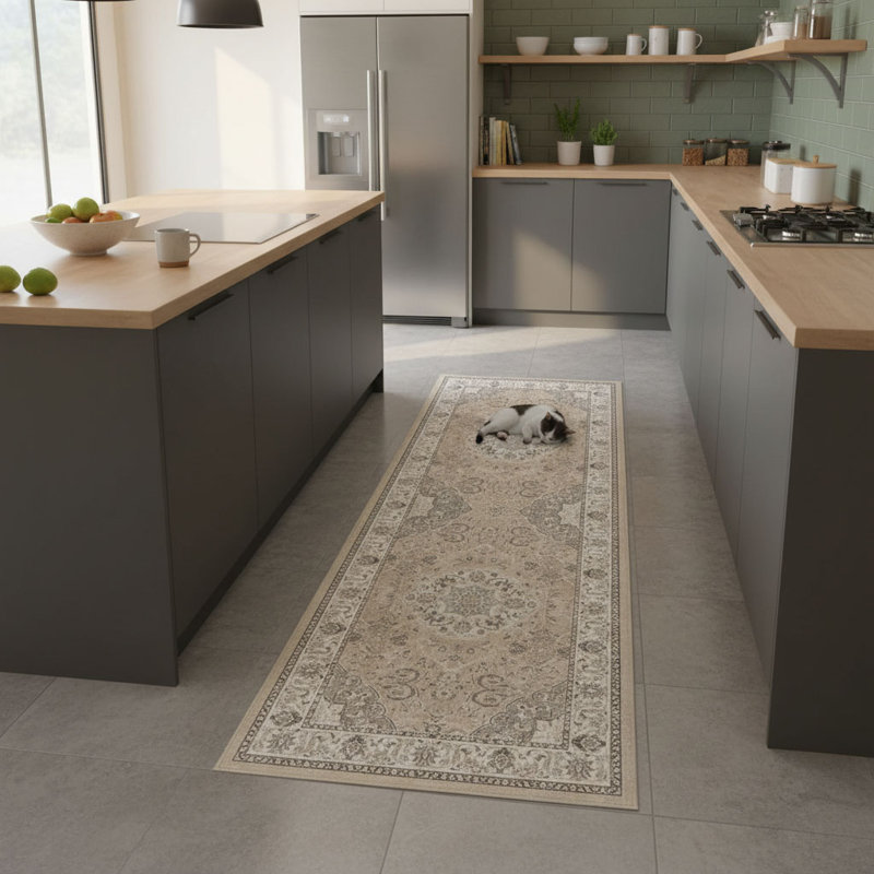 Tapis de cuisine rétro Vintage, 2' x 6' (Runner)