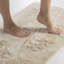 Ensemble de tapis de bain luxueux en acrylique (3 pièces), beige | 100% acrylique, antibactérien, antidérapant | Comprend 15,7 x 23,6 po, 19,7 x 23,6 po, 23,6 x 39,4 po | Lavable à la machine, hauteur des poils doux: 1,0 po | Parfait pour le confort et la sécurité de la salle de bain-1401850471
