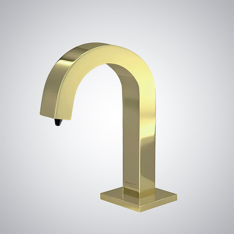 Fontana Touchless Commercial Sensor Soap Dispenser: Efficient Hygienic and Hands Free Solution, Brushed Gold