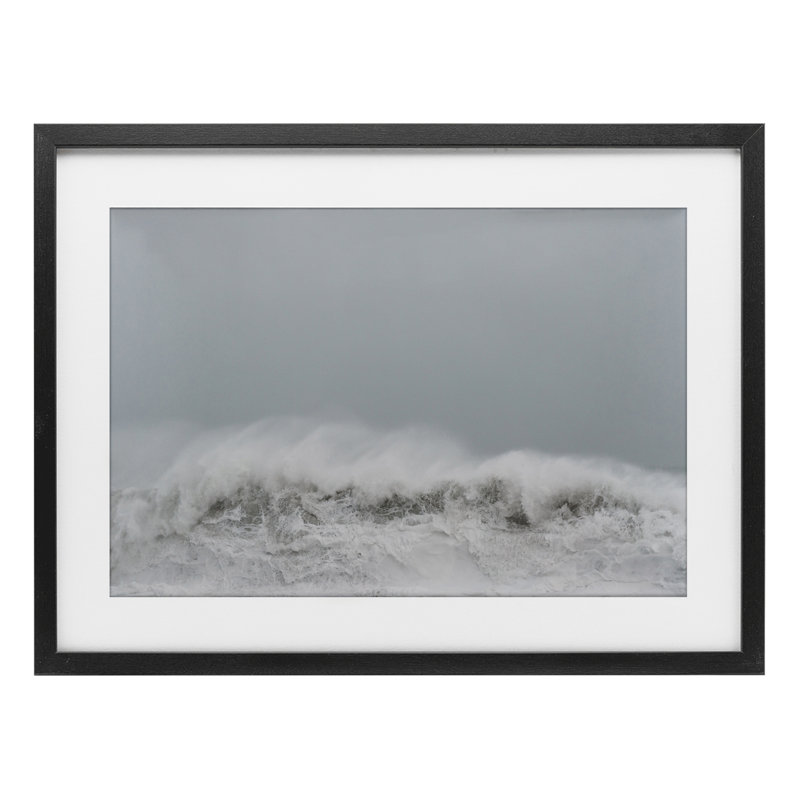 «Cresting Wave Abstraction», reproduction encadrée sous verre, conception de Jade Sharp Photo, H 14 po x l 20 po