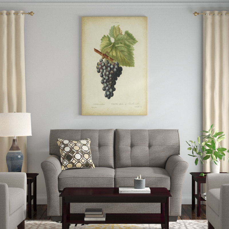 Antique Bessa Grapes I, peinture sur toile, H 48 po x l 32 po