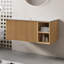 Meuble-lavabo mural 36 po avec tablettes en bois fritté