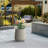 Large Concrete Round Planter / Pot With Drainage Holes-123352012-126256026