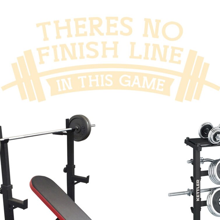 Theres No Finish Line In This Game Wall Sticker