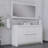 Feike 60'' Double Bathroom Vanity with Solid Surface Top-157448123