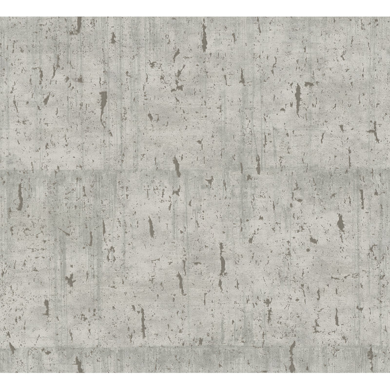 Rouleau de papier peint L 33 pi x l 27 po Fariba, Gris / Or