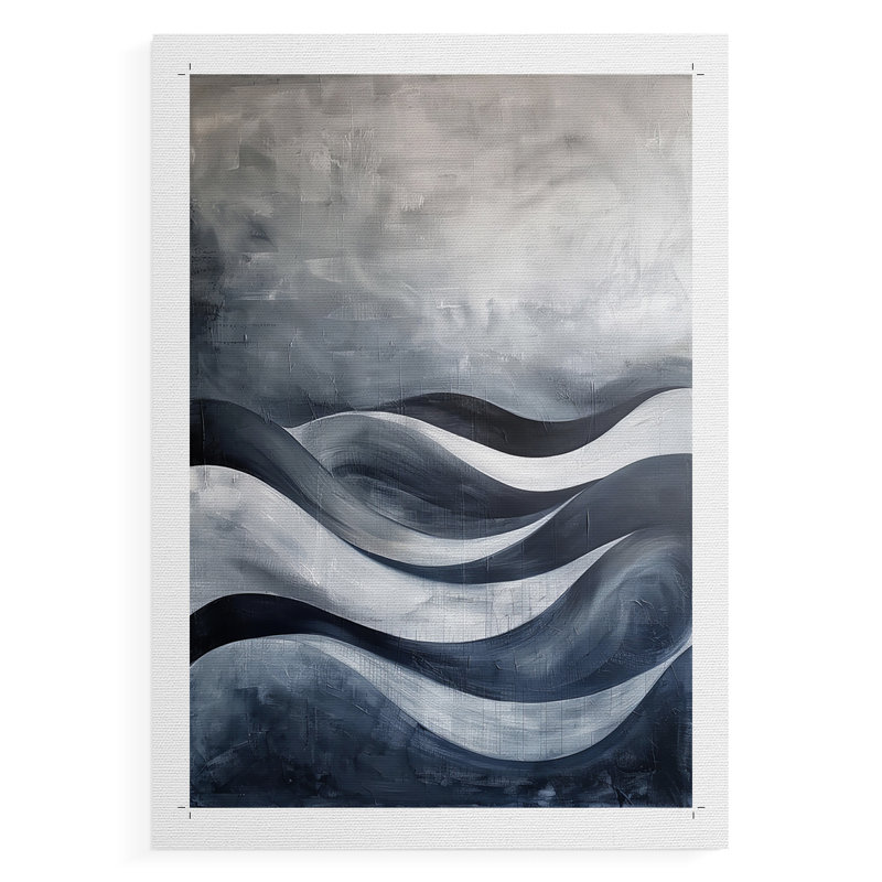 Série ABSTRACT CDLxxvii - Impression sur toile seulement - non encadrée, H 18 po x l 12 po