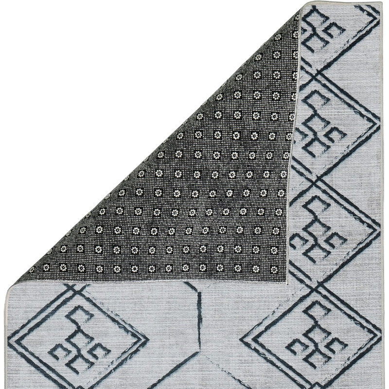 Kendrall Washable Geometric Indoor Rug, Runner 2'2'' x 6'