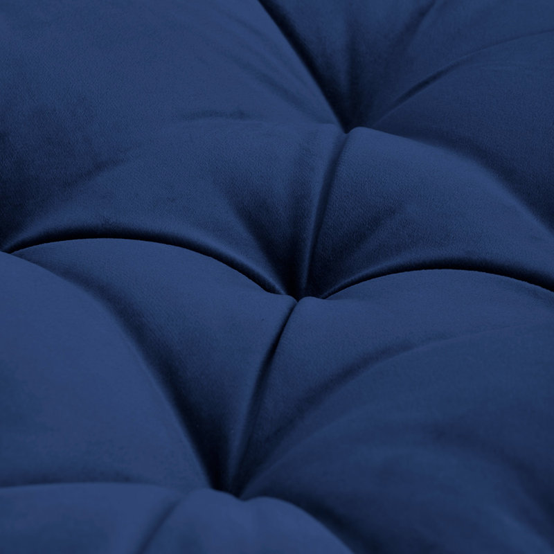 Grand coussin de yoga réversible, Marine