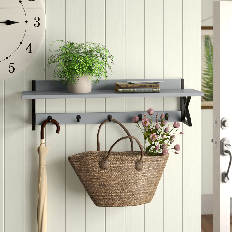 Ransome Wall 6 - Hook Wall Mounted Coat Rack