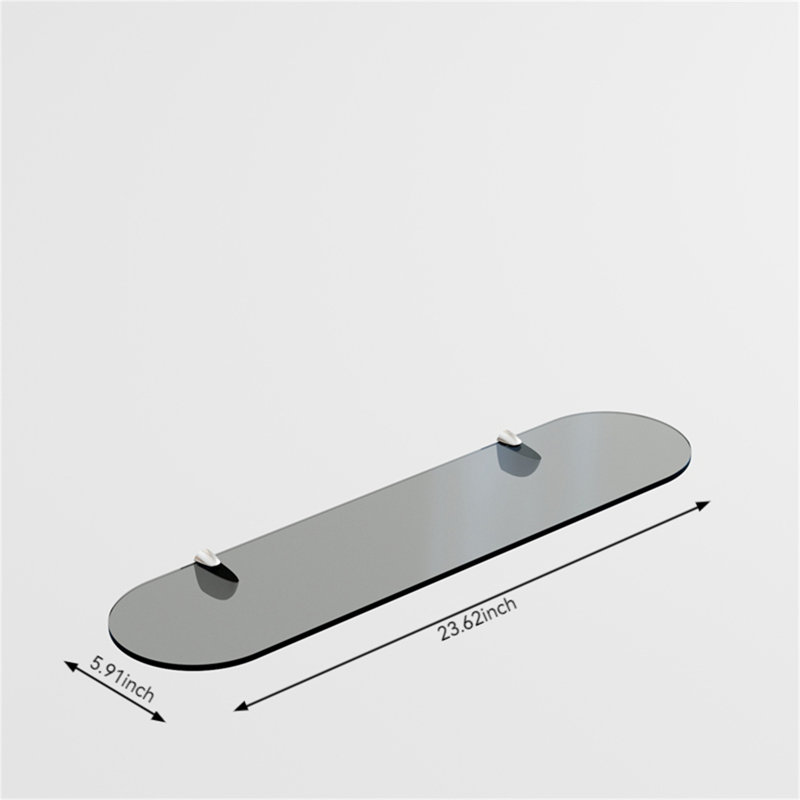 Tasiyah Floating Shelf, 0.50" H X 23.62" W X 5.90" D