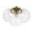 Gamby Glass Semi Flush Mount-840384255