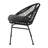 Contemporary Basket Chair For Outdoor Enjoyment - Grey, Iron + Plastic, 29.12 In. Tall, 22.97 Wide, 36.05 Deep, 11.61 Lb, Assembly Required Elegant Areas Steel
